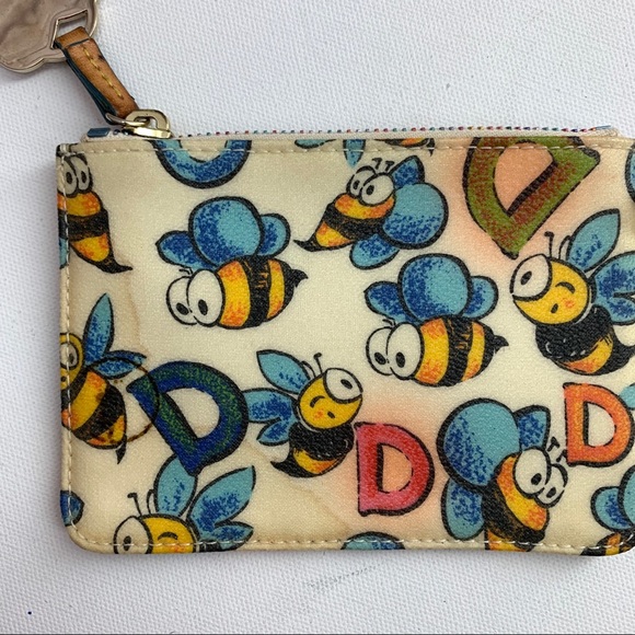 •Dooney & Bourke• Vintage Bumblebee Zip Card Pouch - Picture 5 of 5